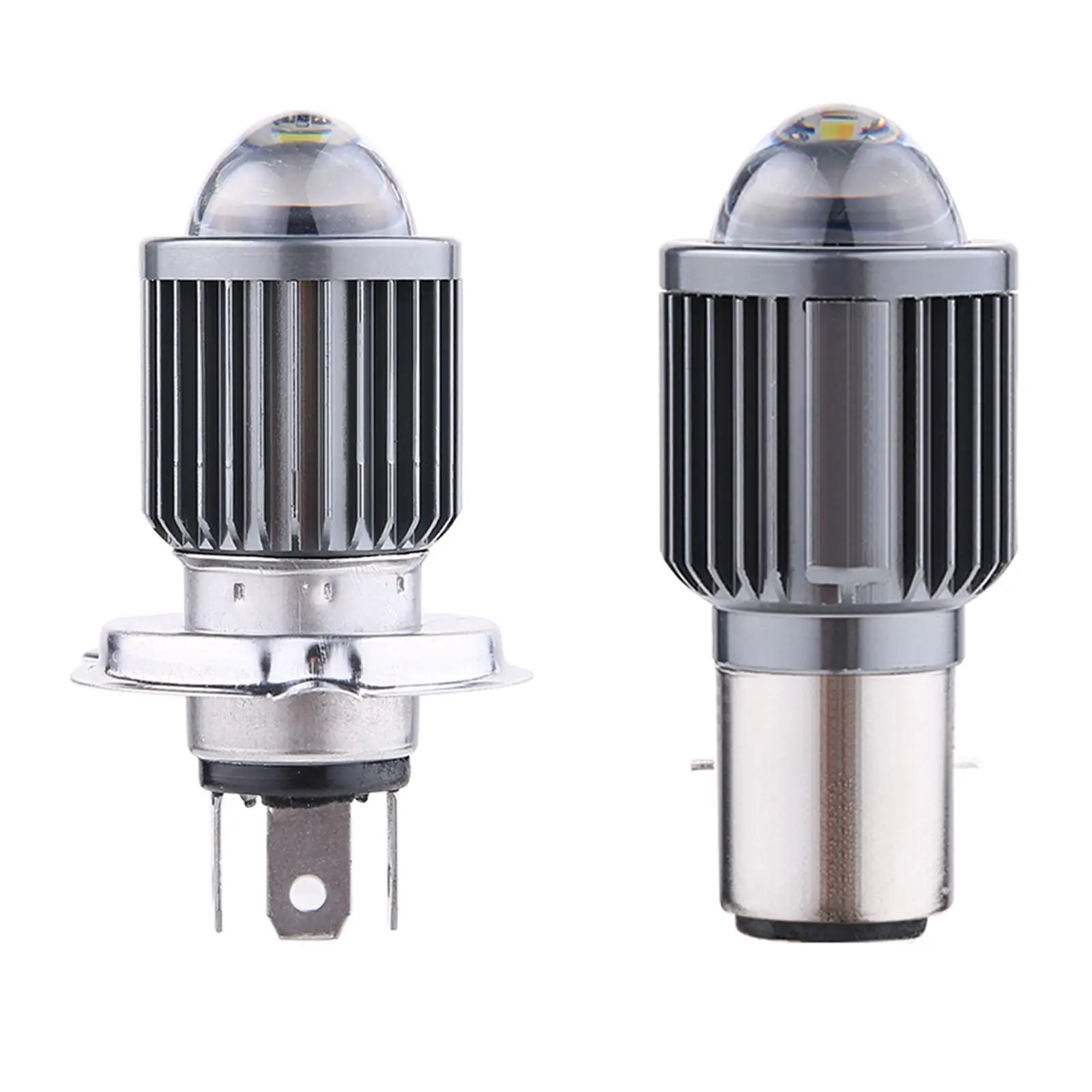 Super Bright LED Headlamp Bulb 1080LM 30W Waterproof Dustproof H4 White Aluminum Alloy for Motorbike Universal DC AC 12-80V