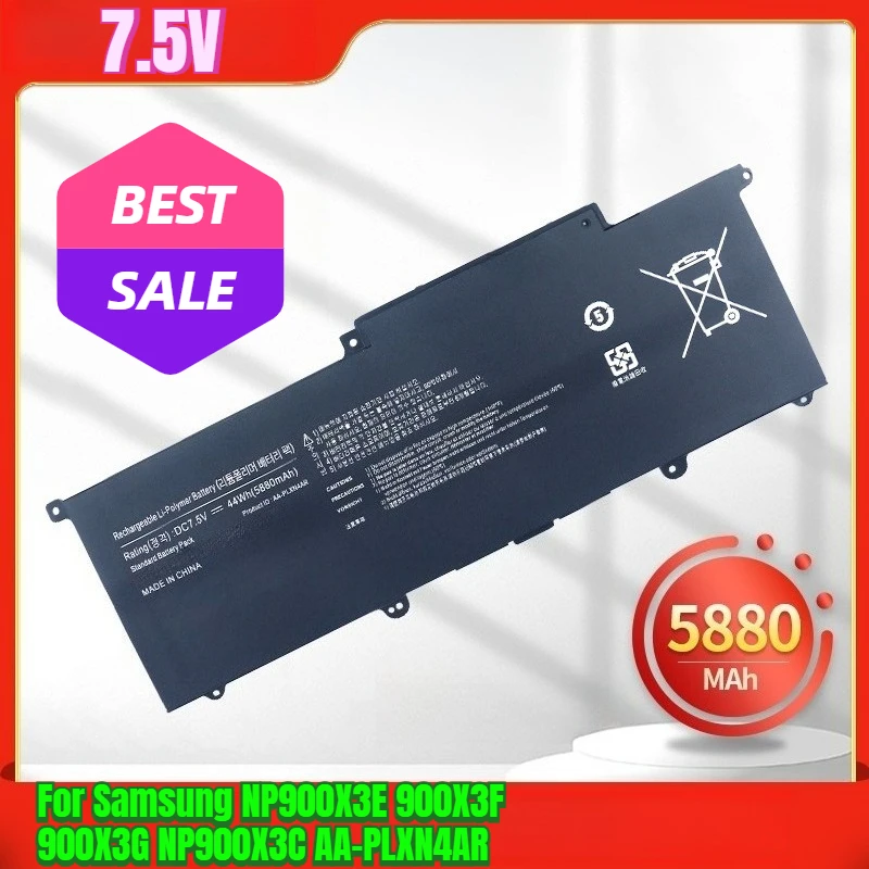 

7.5V 5880mAh Laptop Batteries for Samsung NP900X3E 900X3F 900X3G NP900X3C AA-PLXN4AR