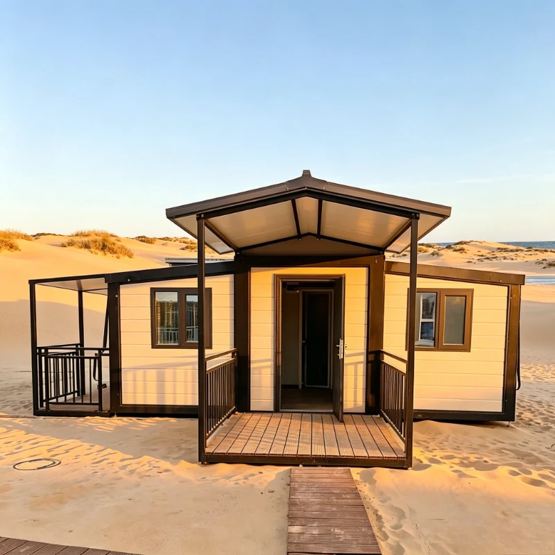 Luxury 3 Bedroom 40FT 20FT Expandable Prefab Office Modern Portable Mobile Shipping Container House Movable Extendable House