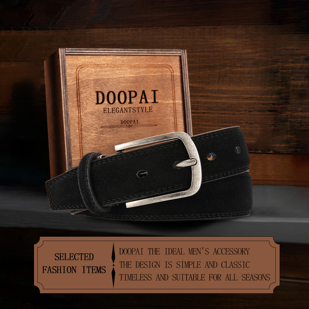 Men's Belt Metal Luxury Brand Automatic Buckle High-quality PU Leather High-quality Men's Business Casual Belt Multi-color