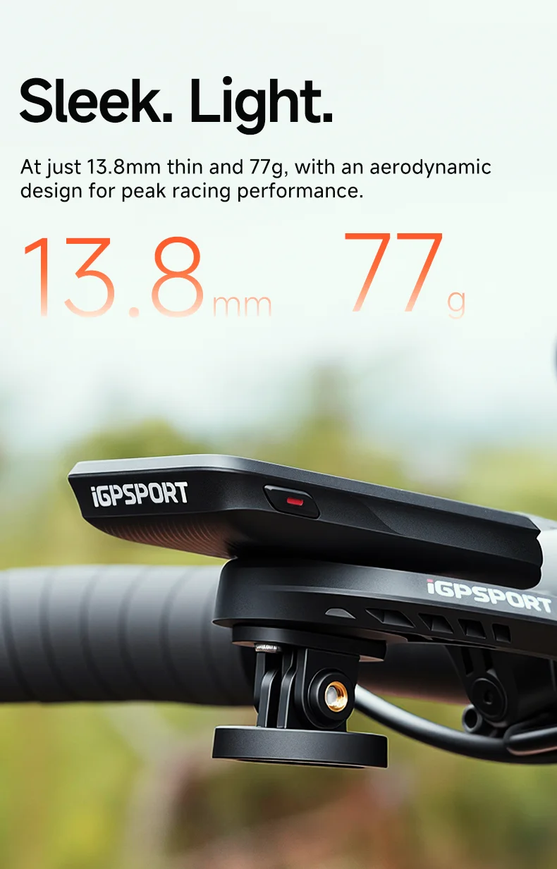 iGPSPORT BiNavi Air Touchscreen GPS Fahrradcomputer Leichtgewichtiger Farbdisplay-Fahrradnavigator Fahrradzubehör – Detail 5