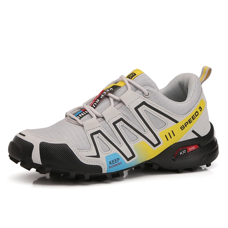 2024 New Men's Hiking Shoes Outdoor  Running Shoes  Breathable Hiking Training Shoes Large Size Casual Sports Shoes