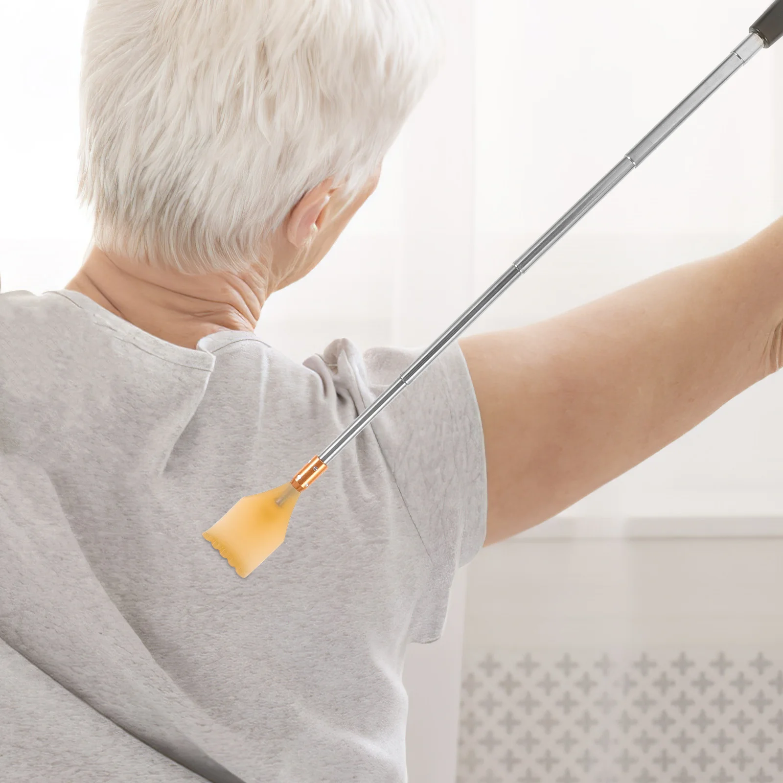 Back Scratcher Long Handle Resin Body Massager Tool For Itching Relief Portable Self Use Durable Scratchers Anti Itch