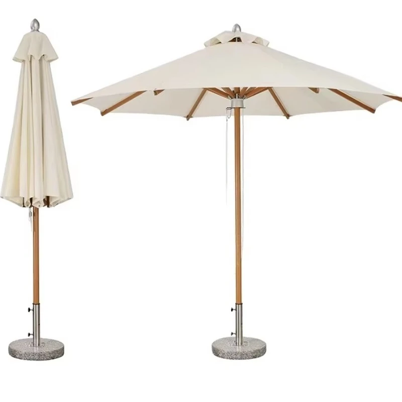 New Special Curved Beach Center Pole Aluminum Luxury Folding Umbrella, Suitable for Rainy Days, Gyms and Hotels Fast Delivery