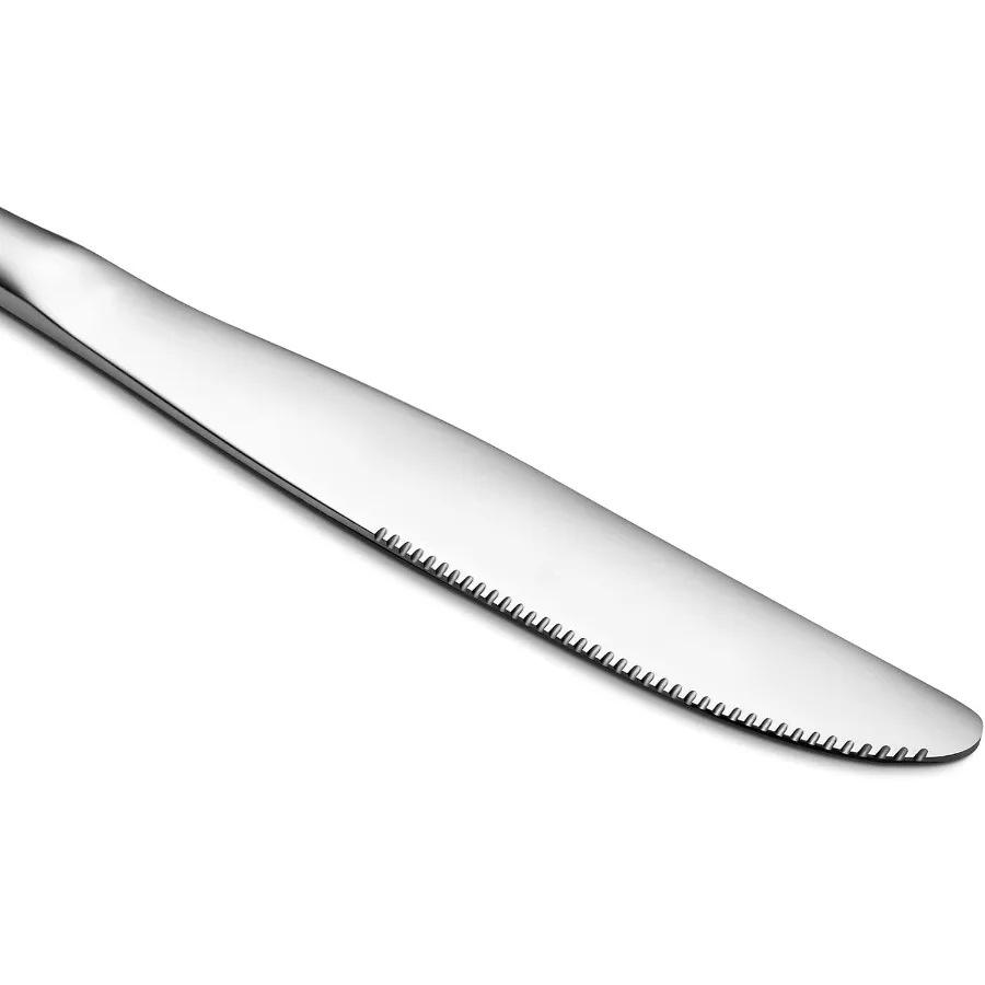 8-delige roestvrijstalen tafelmessenset voor eetkamer 9,1 inch lange bestekset met elegant ontwerp en duurzame constructie I