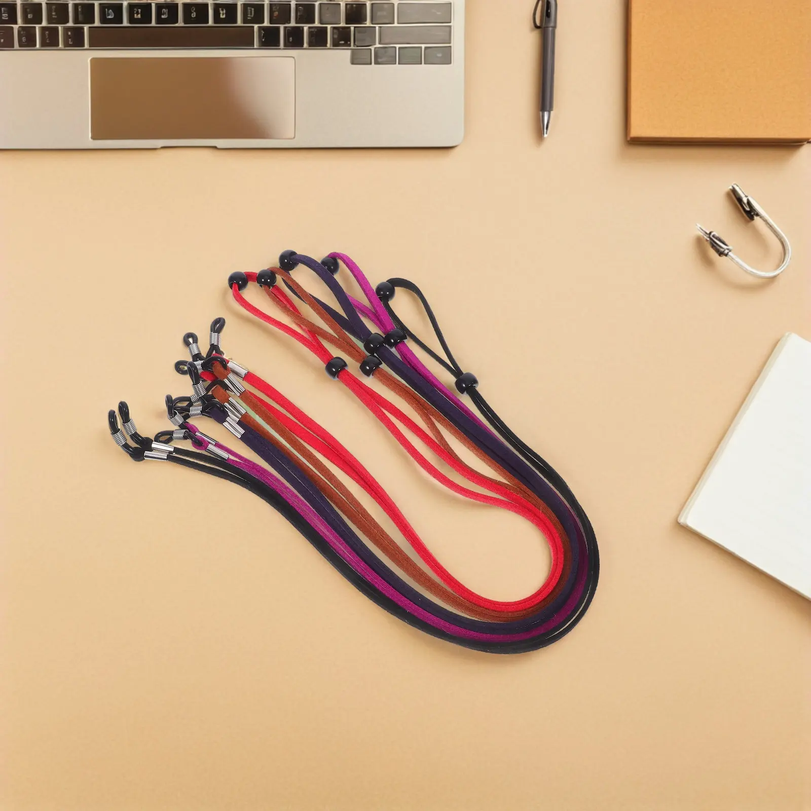 

10 шт. регулируемых эластичных ремешков для очков, фиксаторов для спортивных и уличных очков, противоскользящих шнурков для очков