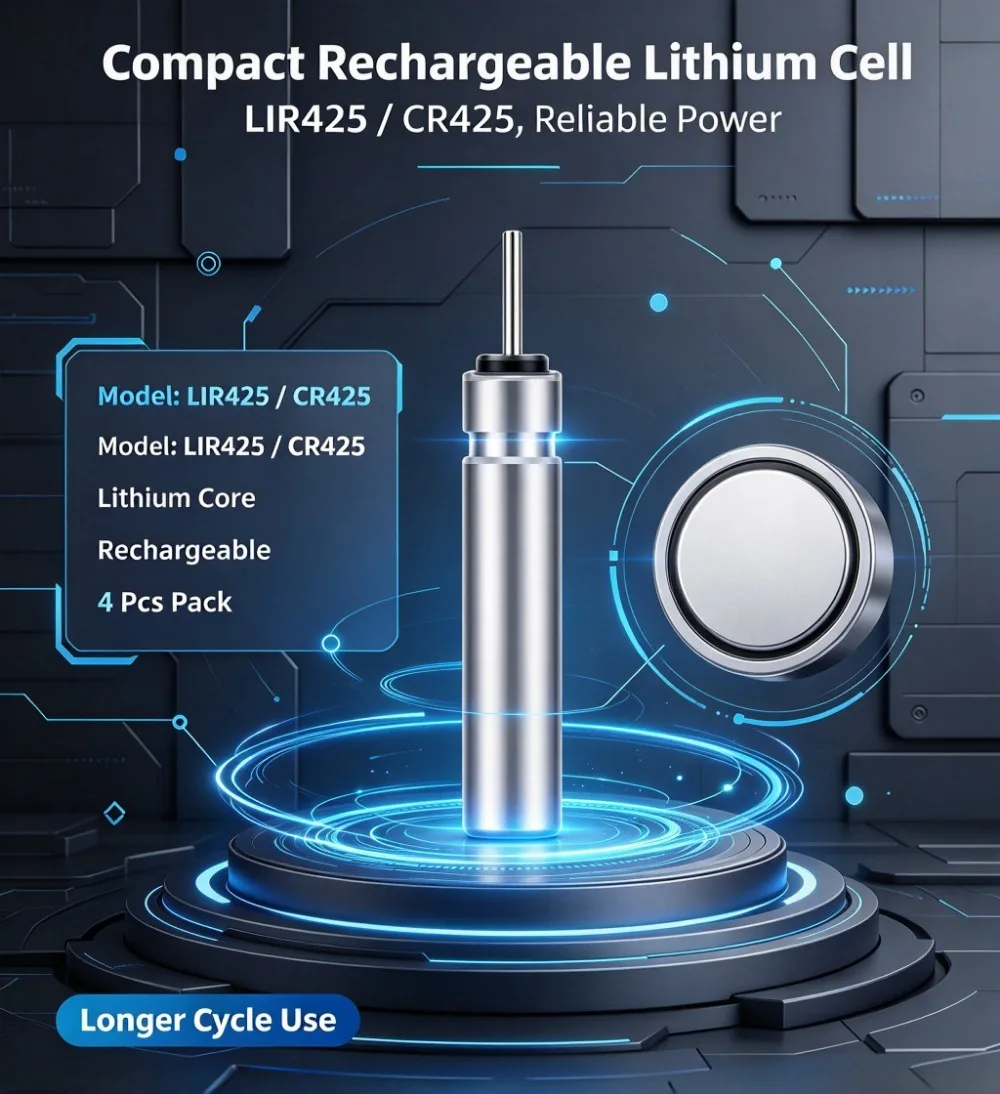 CR425 Rechargeable Battery USB Charger 1 or 2 Holes Portable Charging Adapter Luminous Night Fishing Float Bobber Fishing Tackle
