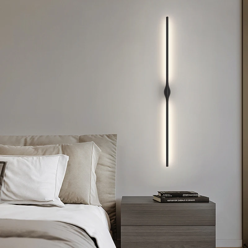 

Modern Wall Lamp Nordic Minimalist Long Type Wall Light For Living Room/Bedroom Home Indoor Decoration Luxury Wall Lighting