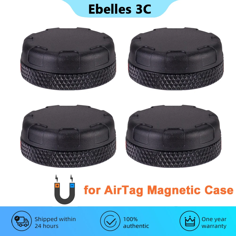 Magnetic Secure Holder for AirTag Enclosure Case Anti-theft Gps Tracker Cocator Hidden Shockproof Protective Cover for Airtags