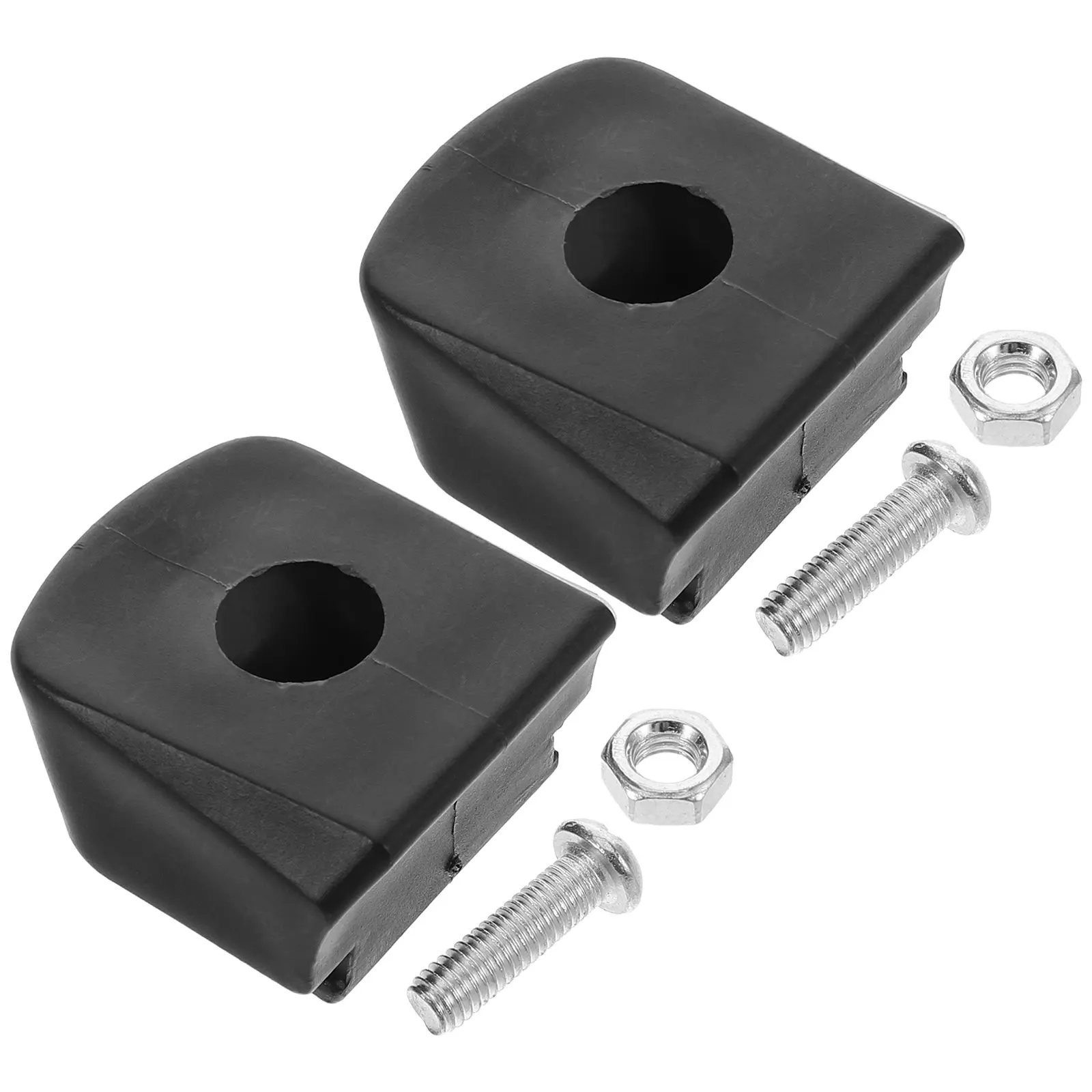 

2 Pcs Inline Skater Brake Pad Skates Accessories Non-slip Pads for Black Roller Stoppers