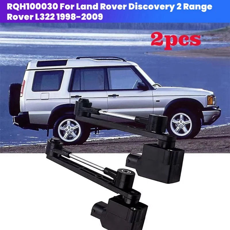 2PCS Rear Air Suspension Height Sensor RQH100030 For Land Rover Discovery 2 Range Rover L322 1998-2009 Level Sensor Assy