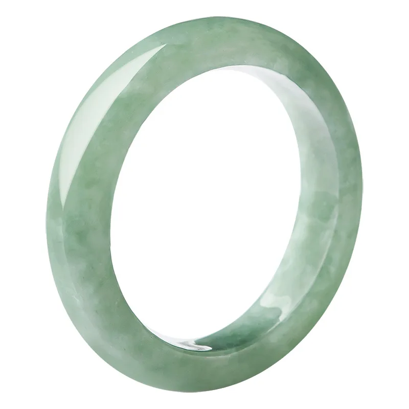 Inner Diameter 14mm-22mm Natural Emerald A-goods Ring For Men Women Couple Pair Circle Jade Hand Jewelry Wholesale Drop Shipping