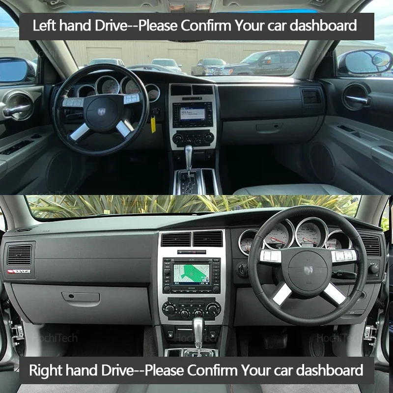 Für Dodge Charger 2005 2006 2007 Schatten Cape Decke Auto Zubehör Dashboard Abdeckung Dash Board Matte Teppich Pad – Detail 6