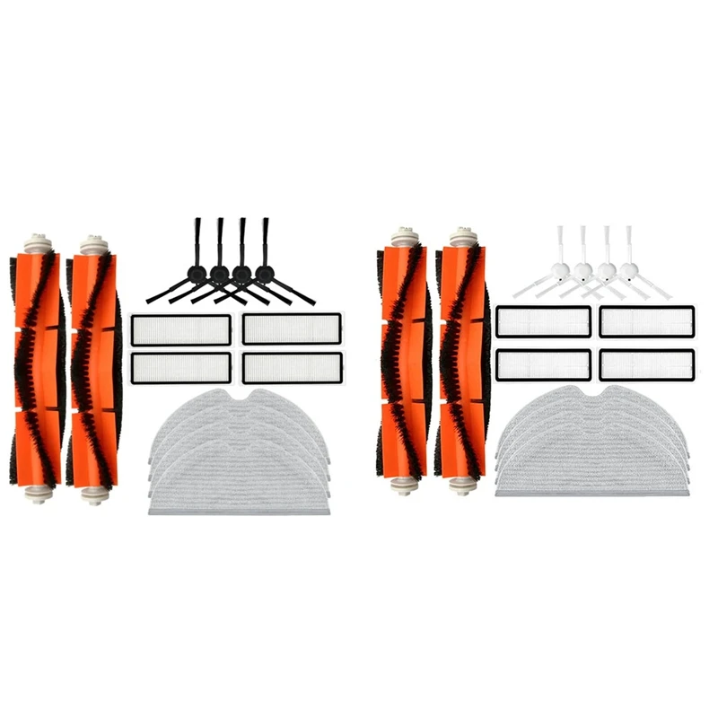 Pièces de Rechange pour Mova Lfemale Z500 RLS4/Dreame D9 Max / L10 Pro, Brosse Latérale Principale, Filtre Hepa, Chiffon de Vadrouille, Accessoires