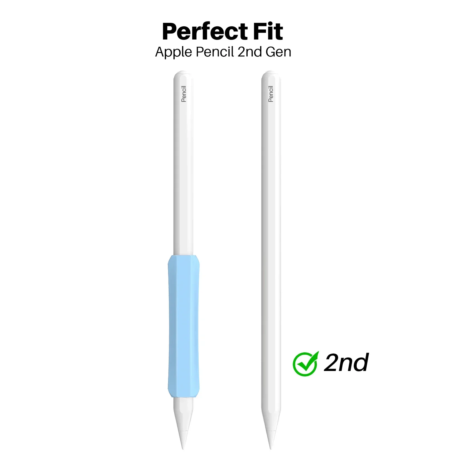 Для Apple Pencil 1/2, рукоятка-карандаш, противоскользящий чехол, стилус для планшета, силиконовая ручка, защитный чехол