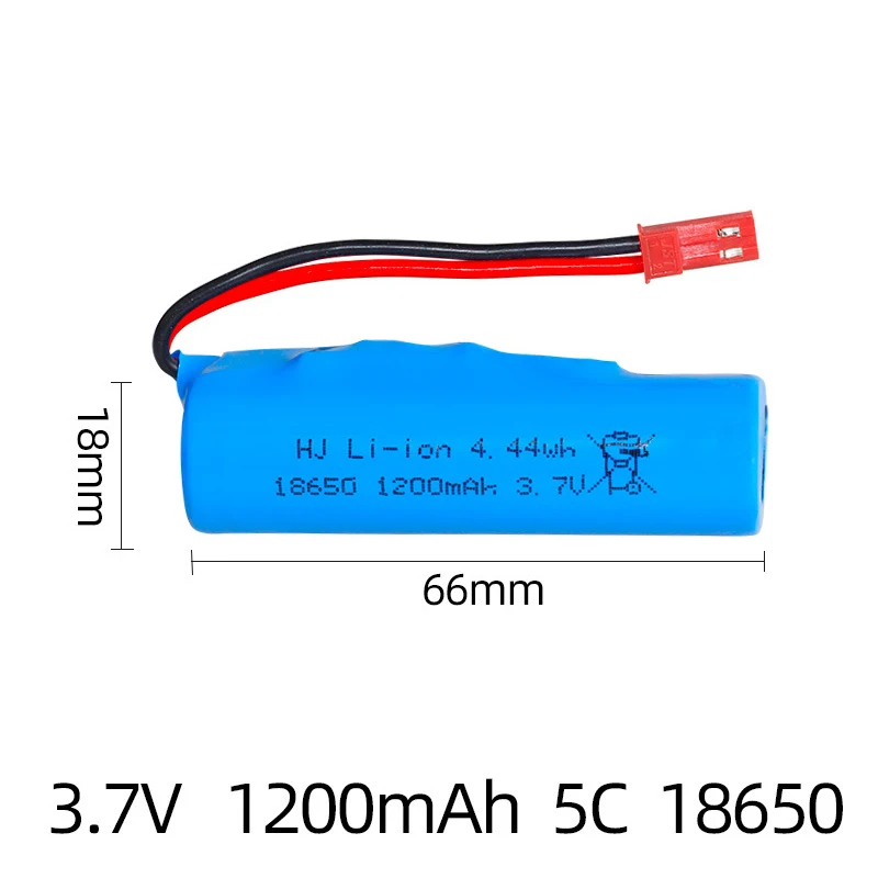 3.7V 1200mah 18650 Rechargeable Lipo Battery For Rc Toy Car Helicopter Airplanes Baot Tank Gun Truck Motorcycles Lithium Battery