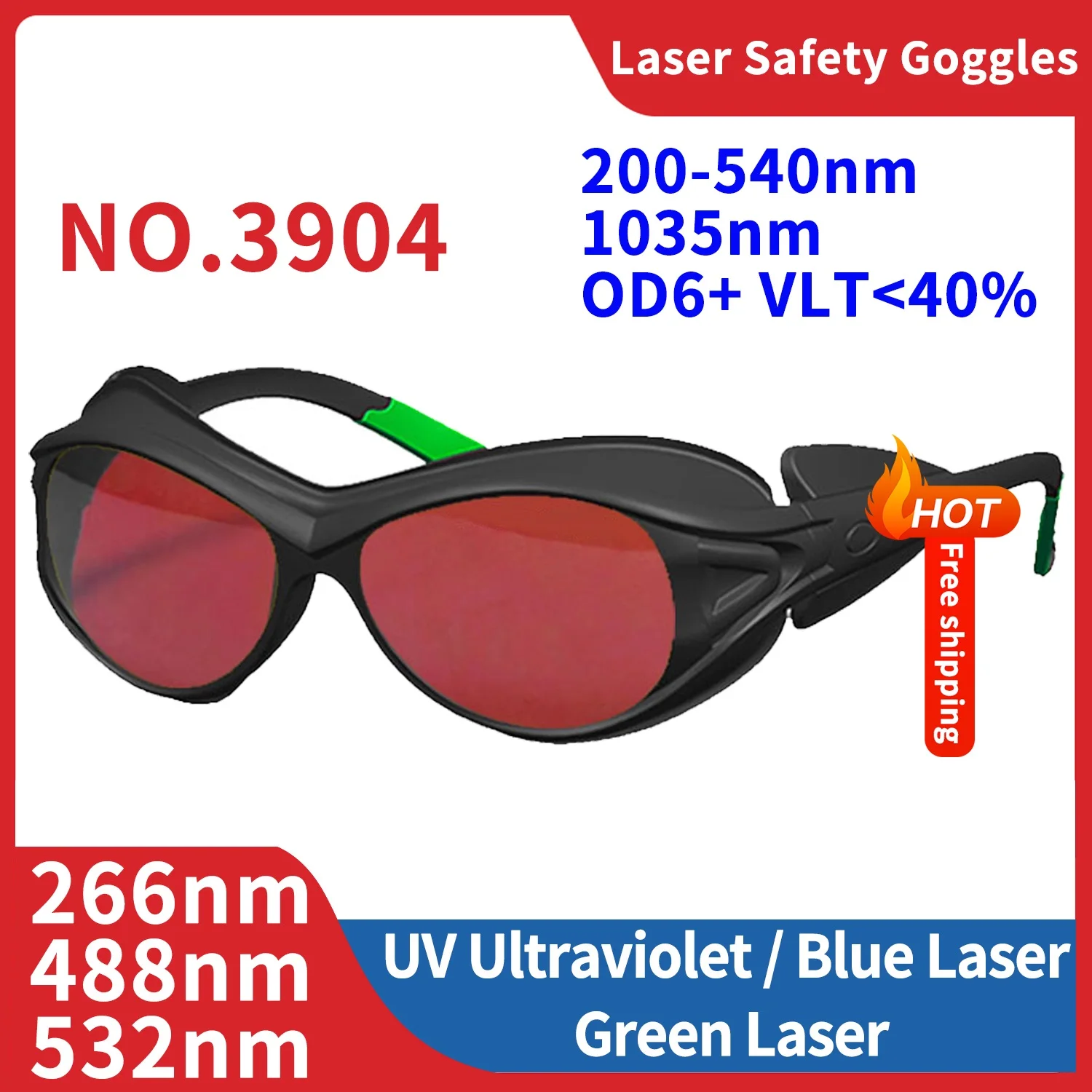 Laser Glasses Safety Goggles Protective Industrial IR IPL laser pointer industriales for Dental Work CO2 Laser Welding Cutting