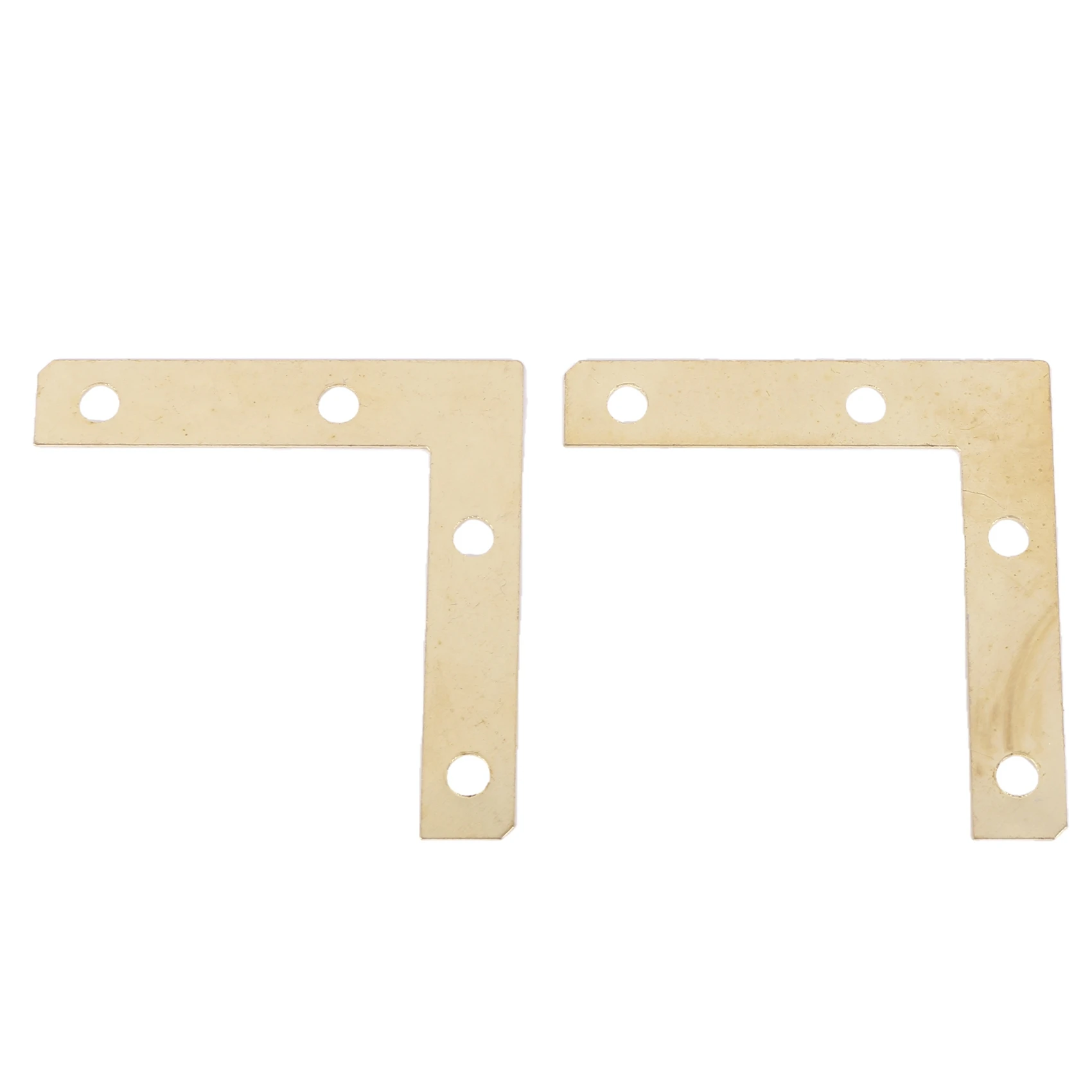 60 Pcs 51Mm Flat Corner Right 90° Angle Bracket Repair Plate Fixing Brace-AT36