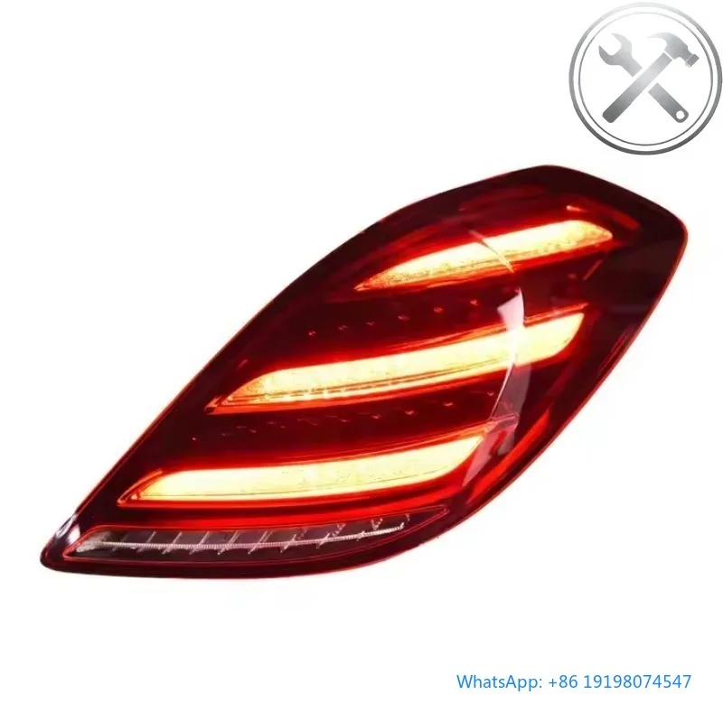 

Full Size Sedan W222 2013-2017 Full LED Taillights Assembly 12V 36W White Clear Lens Waterproof Auto Parts
