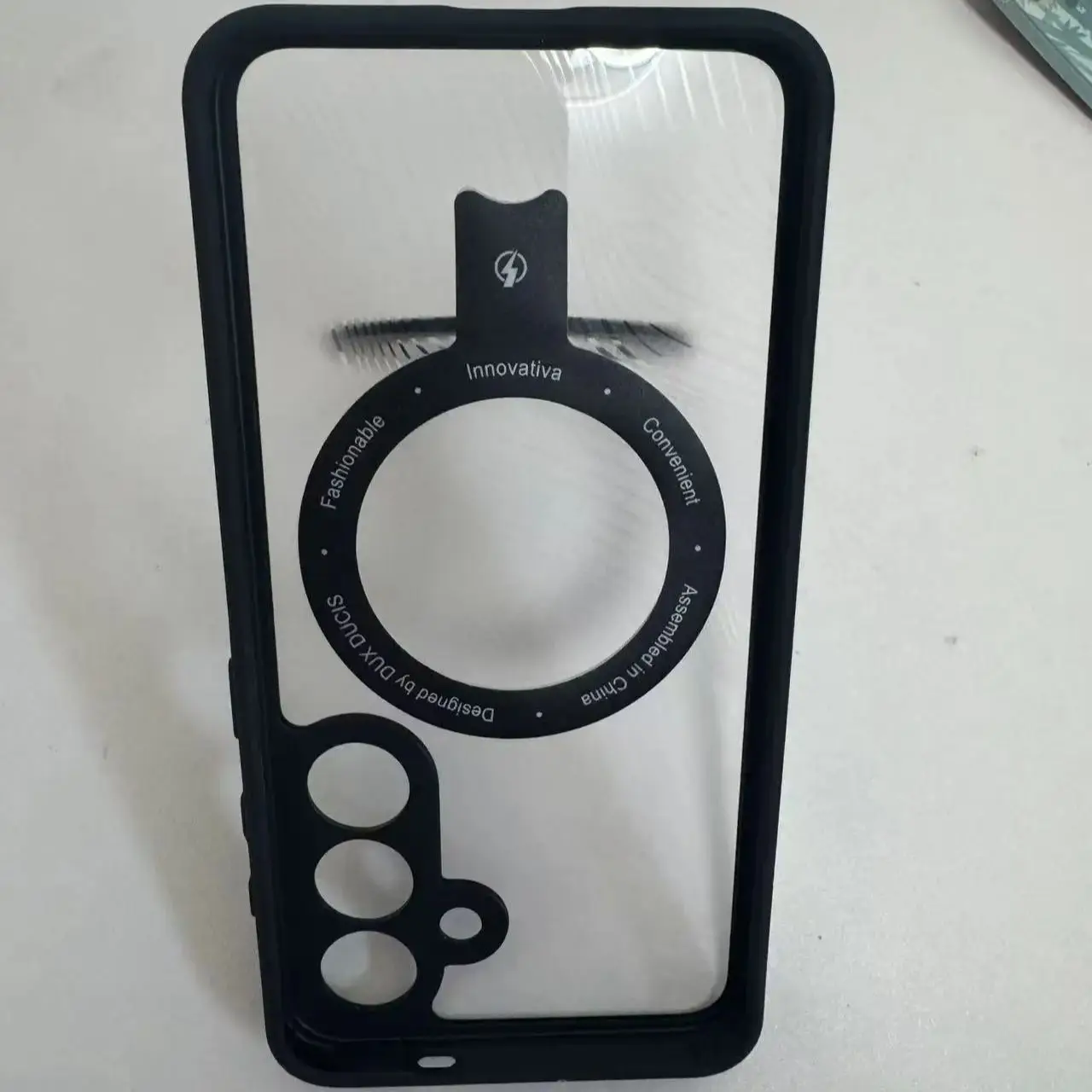 

Чехлы для телефонов Dux Ducis для Samsung Galaxy S25 S24 S23 Plus Ultra, задняя крышка с Magsafe и чехлом с струящими линиями