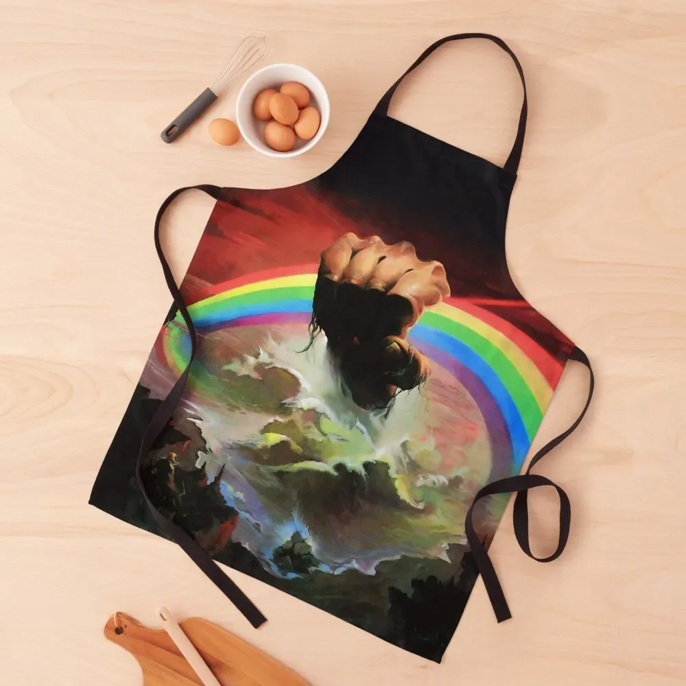 

Rainbow Rising: Classic Perfection Apron Kitchen Apras Man kitchen jacket woman Home Supplies beauty master Apron