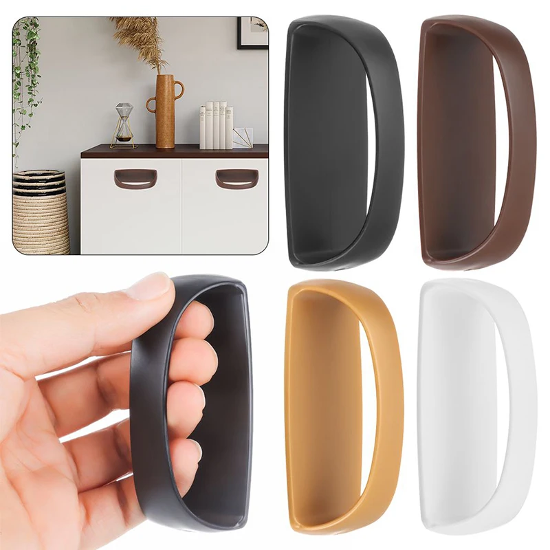 2Pcs Punch-free Self Adhesive Knobs Kitchen Cabinet Furniture Door Knob Wardrobe Door Handle Drawer Handles Home Decor Hardware