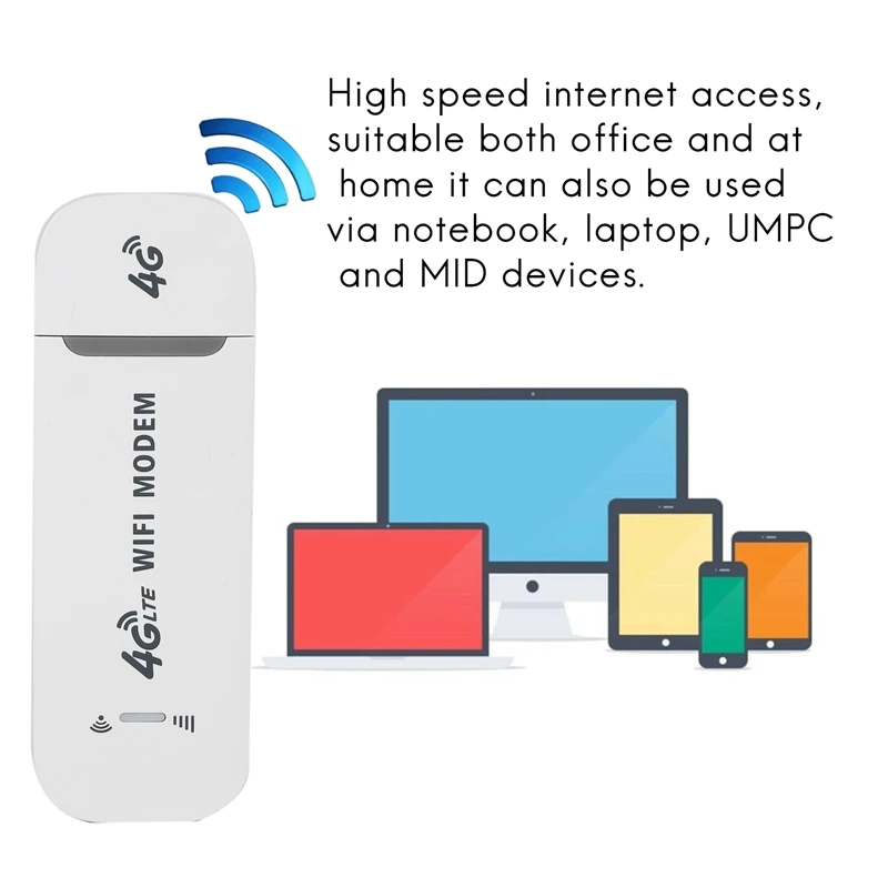A56G-Wireless Network Card 150Mbps 4G Lte Usb Modem Standard Portable Usb Interface Wi-Fi Router Networks For Notebook, Laptop,