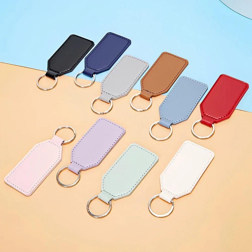 Vintage PU-Leder Schlüsselanhänger Auto-Schlüsselhalter Schlüsselring für Zuhause Taschenanhänger Auto-Anhänger Geschenk Handtaschen-Dekoration Schlüsselring-Zubehör – Detail 5