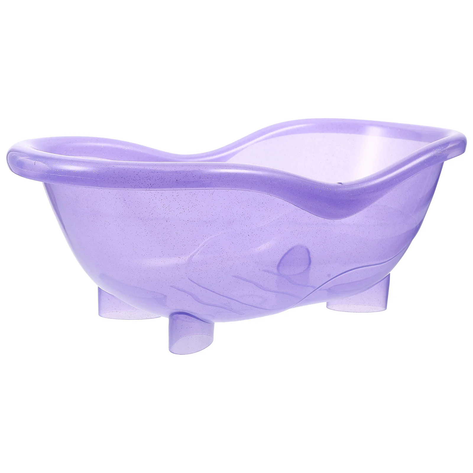 Bathroom Pretend Play Toy Mini Bathing Tub Washing Basin House DIY Landscape Decor Miniature Bathtub Plastic Model Toys
