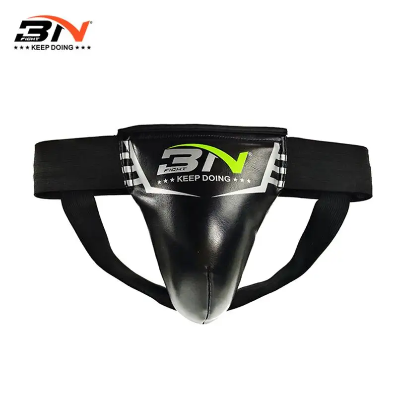 BNPRO niños adultos boxeo Muay Thai MMA suspensorio Crotch Protector de ingle para taekwondo equipo de entrenamiento de protección 2018 DEO