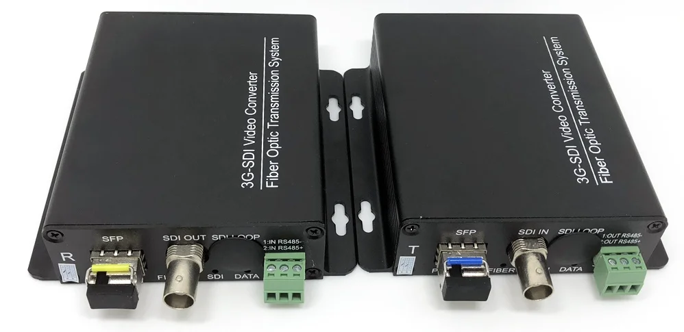 SD/HD/3G-SDI video audio data over Fiber optic Media Converters Transmitter Receiver SDI Fiber Extender