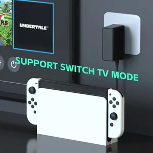 Frog-AC ADDADER ADAPTING FOR NINTENDO SWITCH, OLED LITE, EU, USA PLUG, POWER CABLE, USB TYPE, ACCESSORY POWER CABLE 10 Main Sales Charger for Edifier Phone - №6