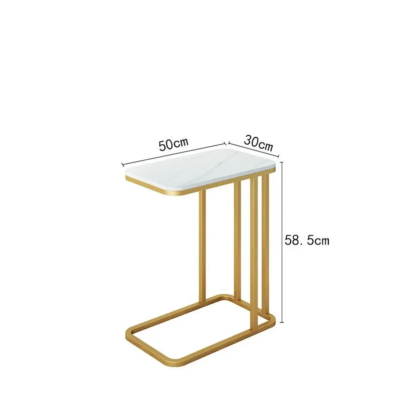 Nordic small coffee table mini living room sofa side cabinet small table shelf corner bedside