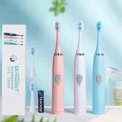 Smart Sonic Toothbrush Auto Cleaning Mode Soft Bristles Portable Design 5 Vibration Settings USB Charging Travel Case