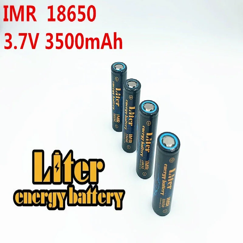 

Liter energy battery 6PCS IMR18650 3.7V 4.8A 3500MAH 18650 Li-ion rechargeable battery for tablet pc 7-9 inch Flashlight