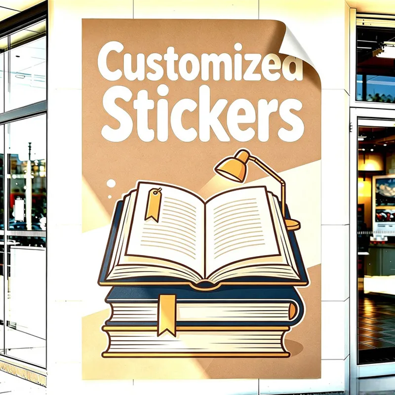 Any Size 100cm Custom Sticker Video Game Arcade Pharmacy Hotel Hamburger School Shop Party Commercial Advertising Promotion