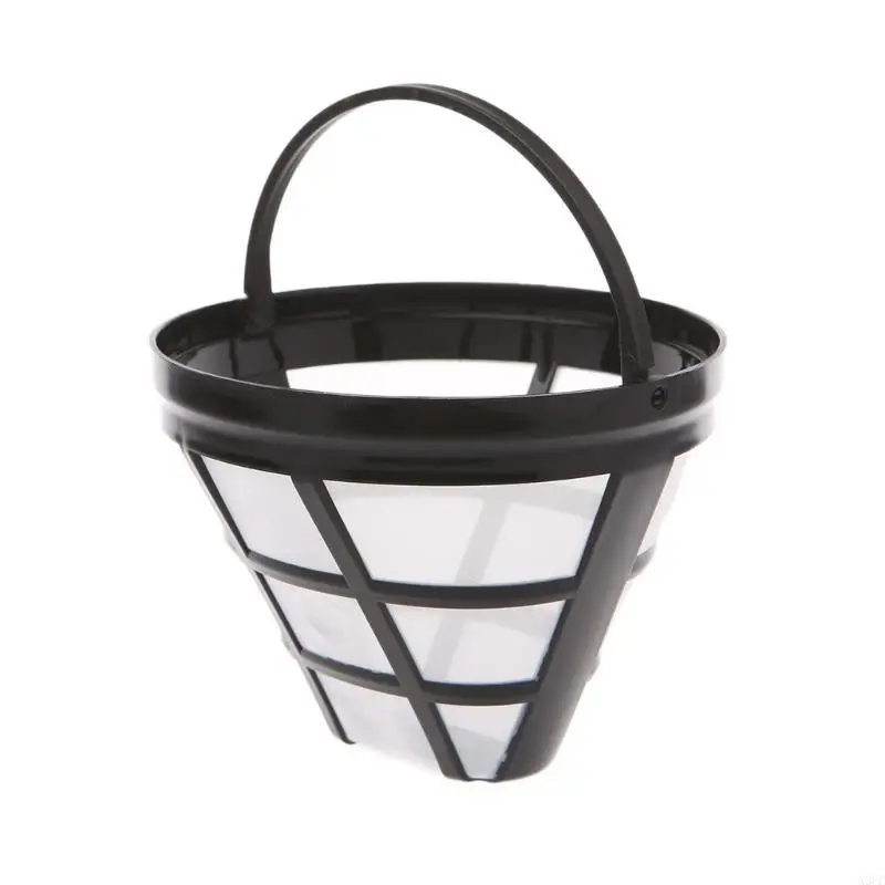 Coffee Filter Cup Espresso Powder Bowl Coffee Grinding Accessory Coffee Strainer Metal Texture for Coffee Brewing X3UC