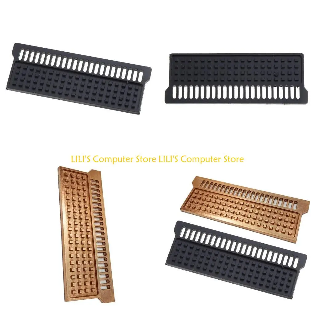 

A52B Copper Memory Cooler Laptop Cooling Vest Heat Sink Heat Dissipation Pad for DIY PC DDR1 DDR2 DDR3 DDR4