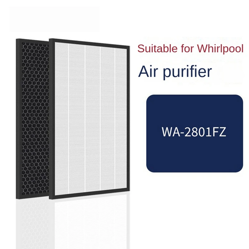 

Filter Replacement Parts Fit For Whirlpool WA-2801FZ Air Purifier Humidifier HEPA Filter And Activated Carbon Filter Set