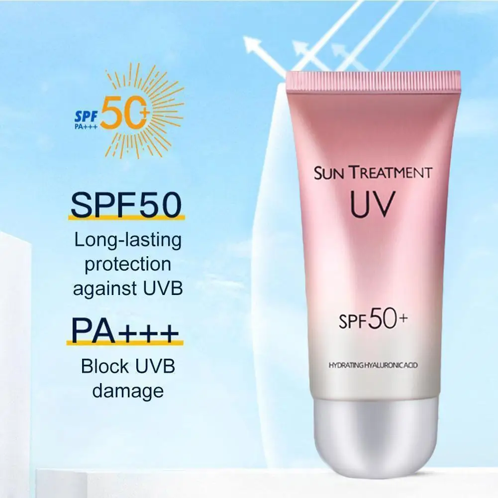 SPF 50+ Sunscreen Lotion Whitening Sun Cream Facial Body Skin Protective Cream Oil-control Moisturizer Face Sunscreen Skin Care