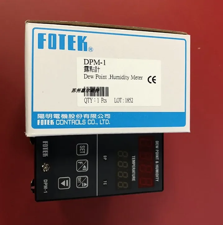 Taiwan Yangming FOTEK Dew Point Meter DPM-1 DPM-2 Temperature And Humidity Meter Original Genuine, Fake One Penalty Ten