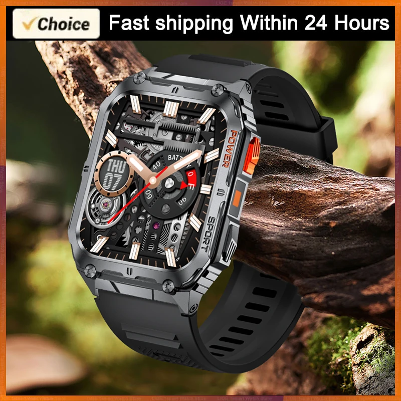 

LIGE беспроводные звонки водонепроницаемые умные часы уличный светильник спортивные часы для Android IOS смартфон мужские умные часы монитор здоровья