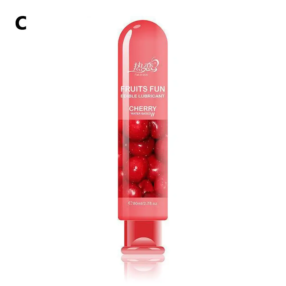 Erotic Fruity Oral Sex Lubricant Water-based lubricant Anal sex lubricant Sex private toys lubricant warm Adult U9E1