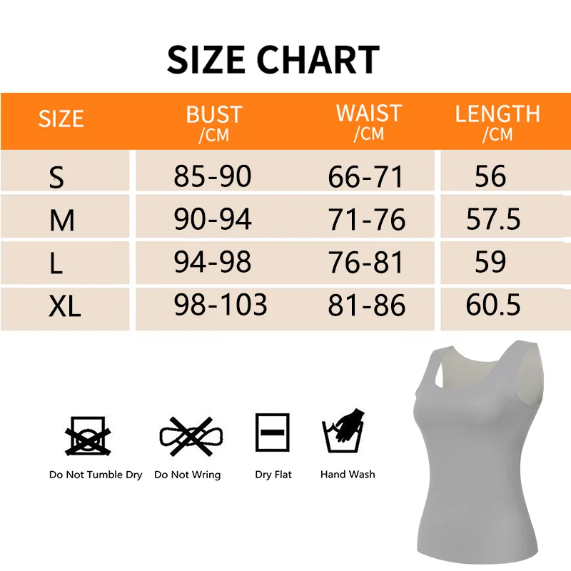 Slimbelle Women's Thermal Top Sleeveless Underwear Outer Wear Double-side Brush Keep Warm Soft Vest Heating Inner Bottoming