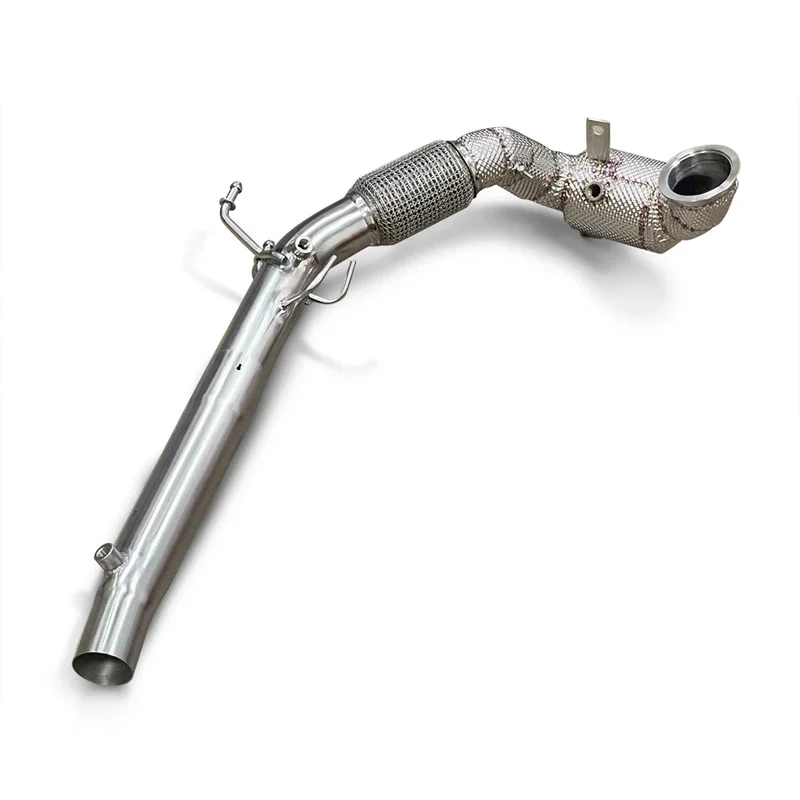 High Flow Stainless Steel Drain Pipe, GPF Catalyst Exhaust Pipe, Audi Q3 2.0T, 2020-2023