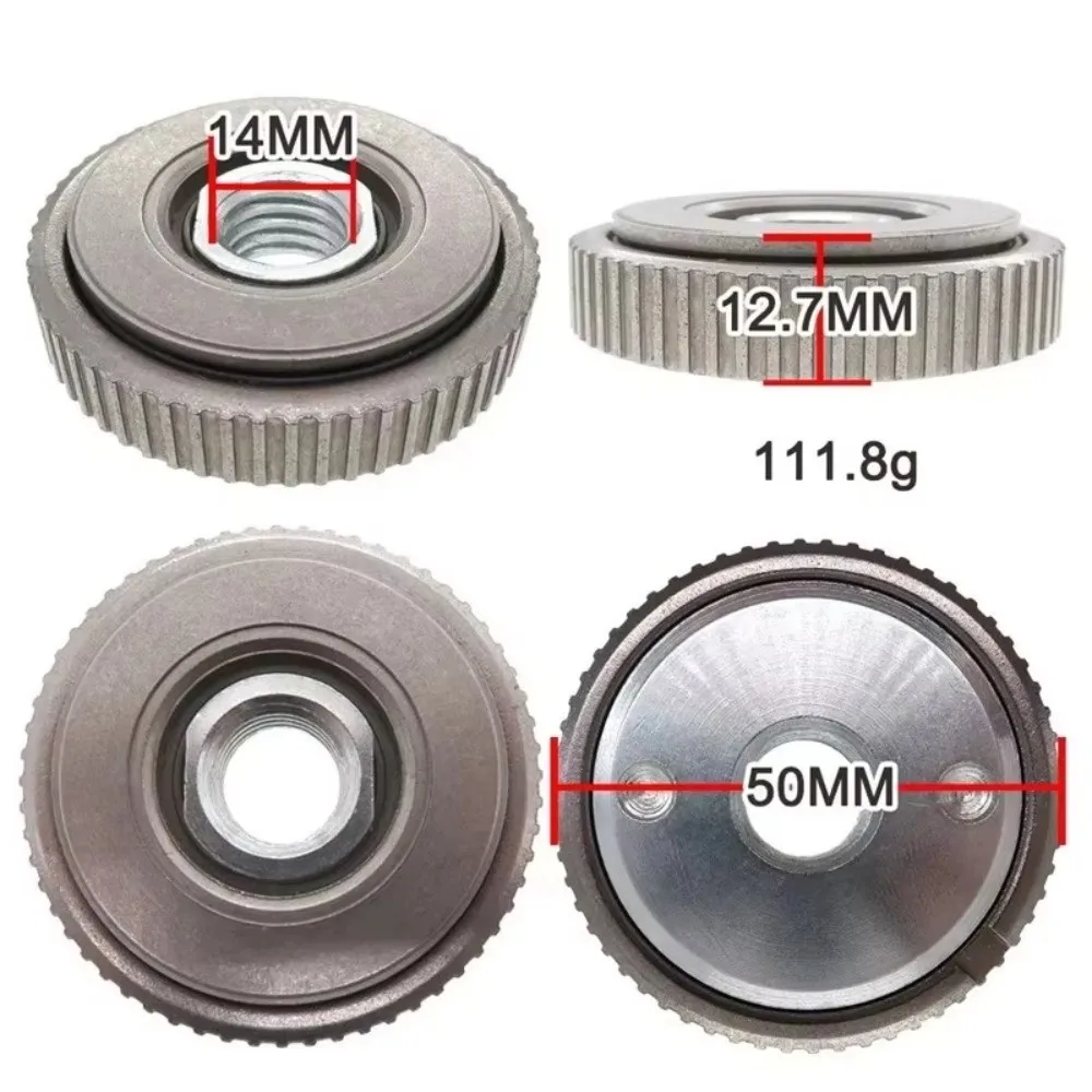 Quick Release Self-Locking Pressing Plate 5/8-11 Portable Flange Nut Universal Grinder Pressure Plate