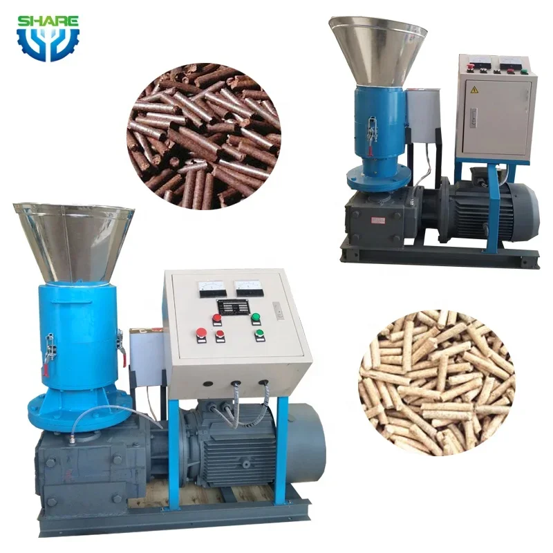 Industrial High Efficiency Machines for Make Wood Pellets Wooden Pellet Mill Pelletizer Machine All in One