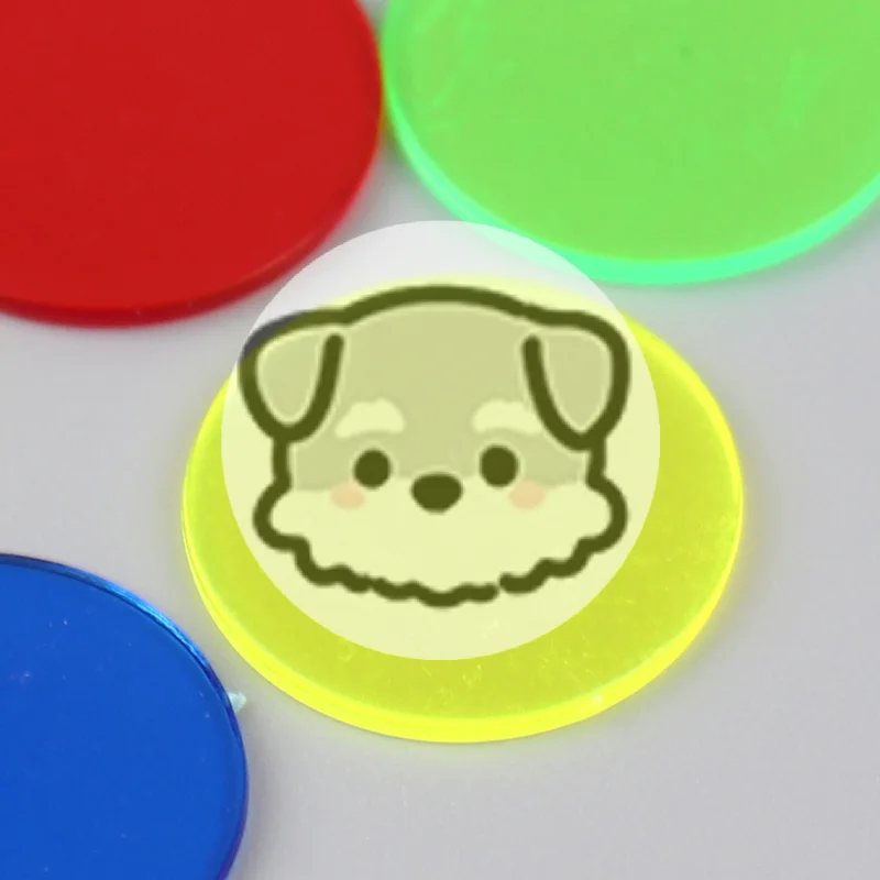 

100pcs Montessori Education Math Toys Learning Resources Color Bingo Chip Supply