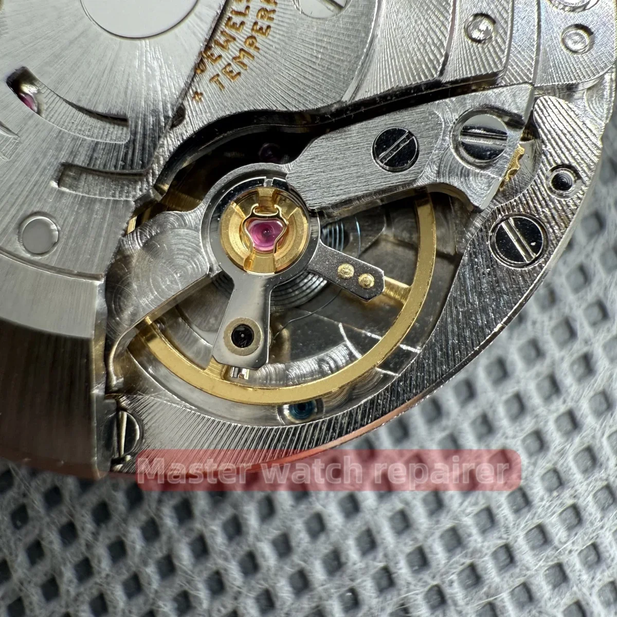 Shanghai 3186 movimiento mecánico automático hombres reloj movimiento 126710 balanza azul VR3186 GMT maestro