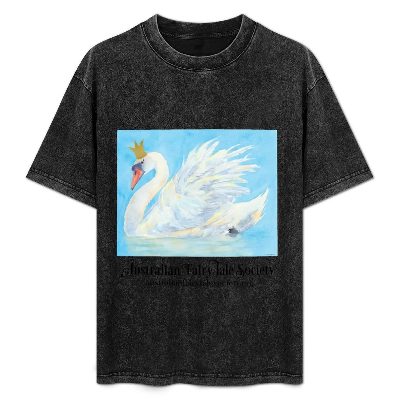 

Swan Princess by Zoya Makarova T-Shirt Casual Soft Cotton Short Sleeve Tee